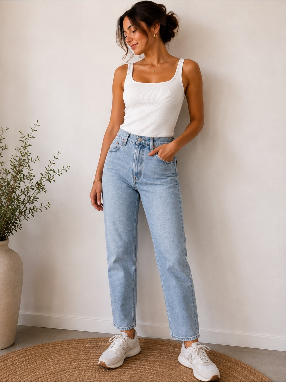 Levi’s Wedgie Straight Jeans Size 26 Light Wash High Rise